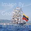 Tall Ship "Simon Bolivar" in the Bay od Palma.