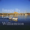 Fishing boat and Palma Cathedral.